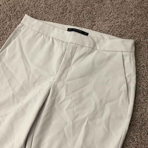 Zara Basic Cropped Trouser Pants - Picture 8 of 9